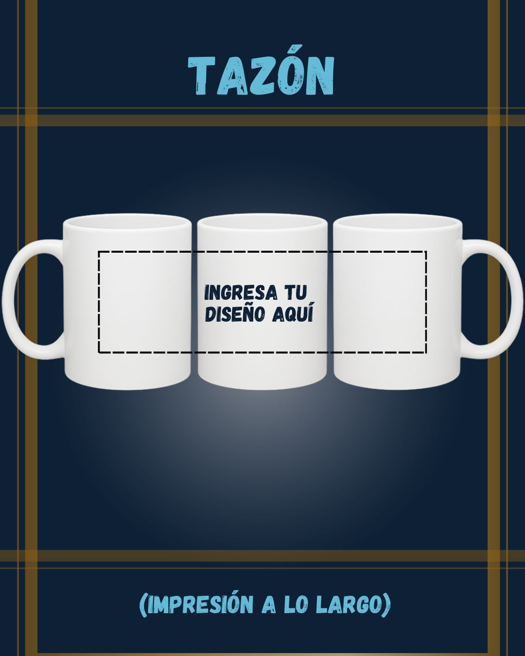 Tazones (impresion a lo largo)