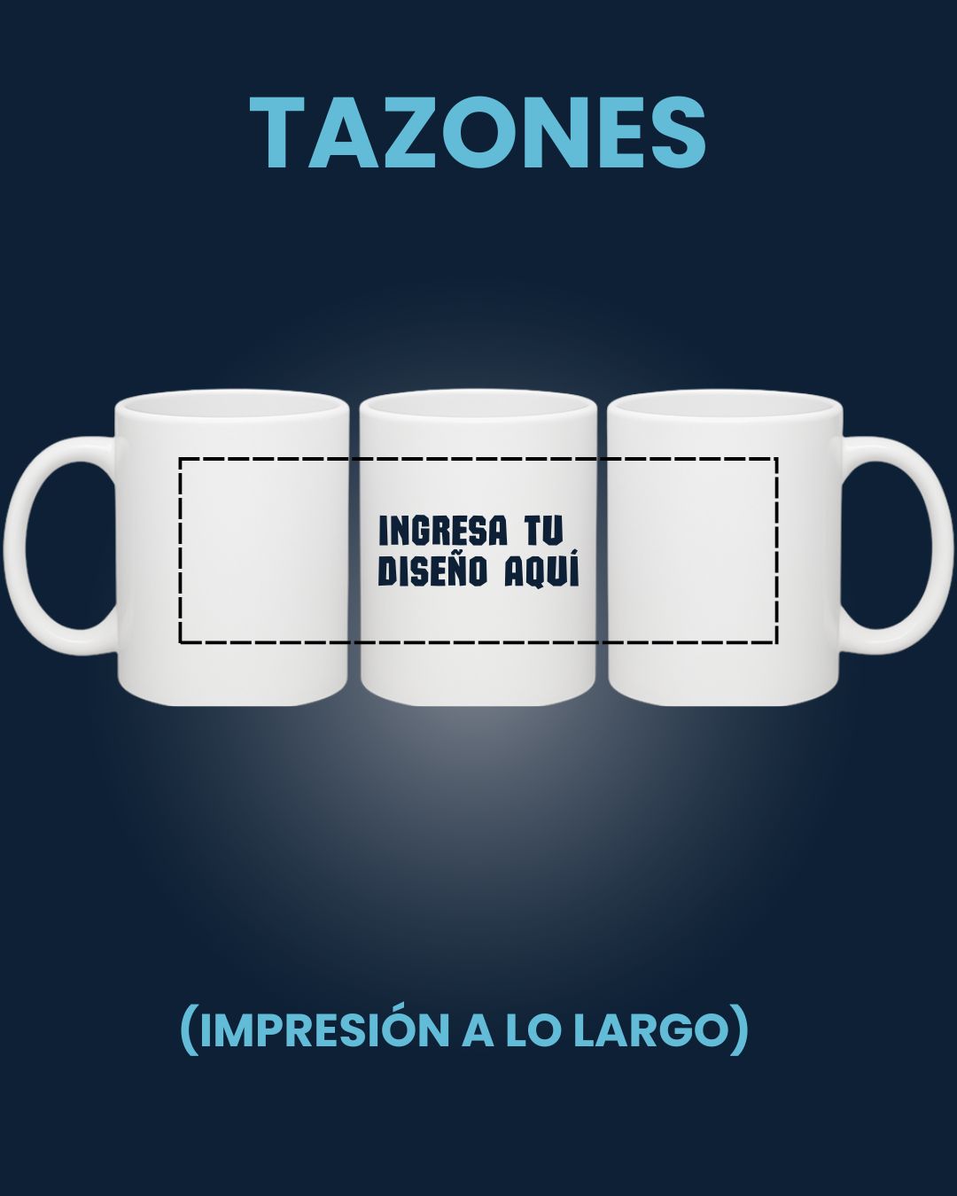 Tazones (impresion a lo largo)