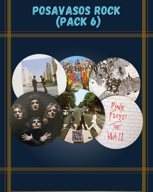 Posavasos Rock (Pack de 6)