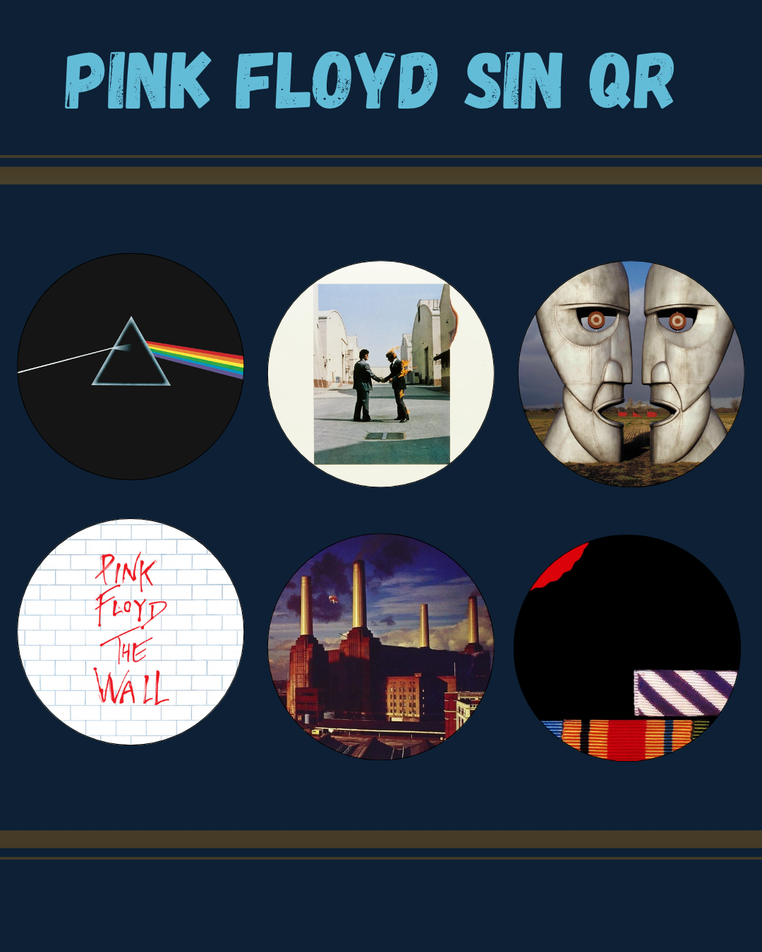 Posavasos Rock (Pack de 6)