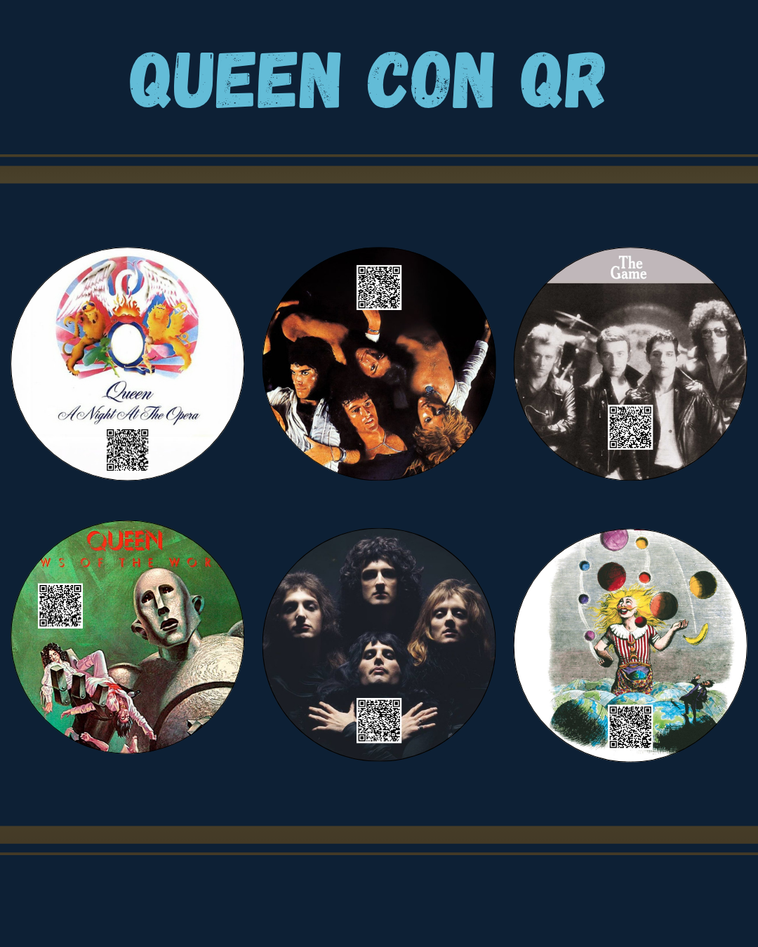 Posavasos Rock (Pack de 6)